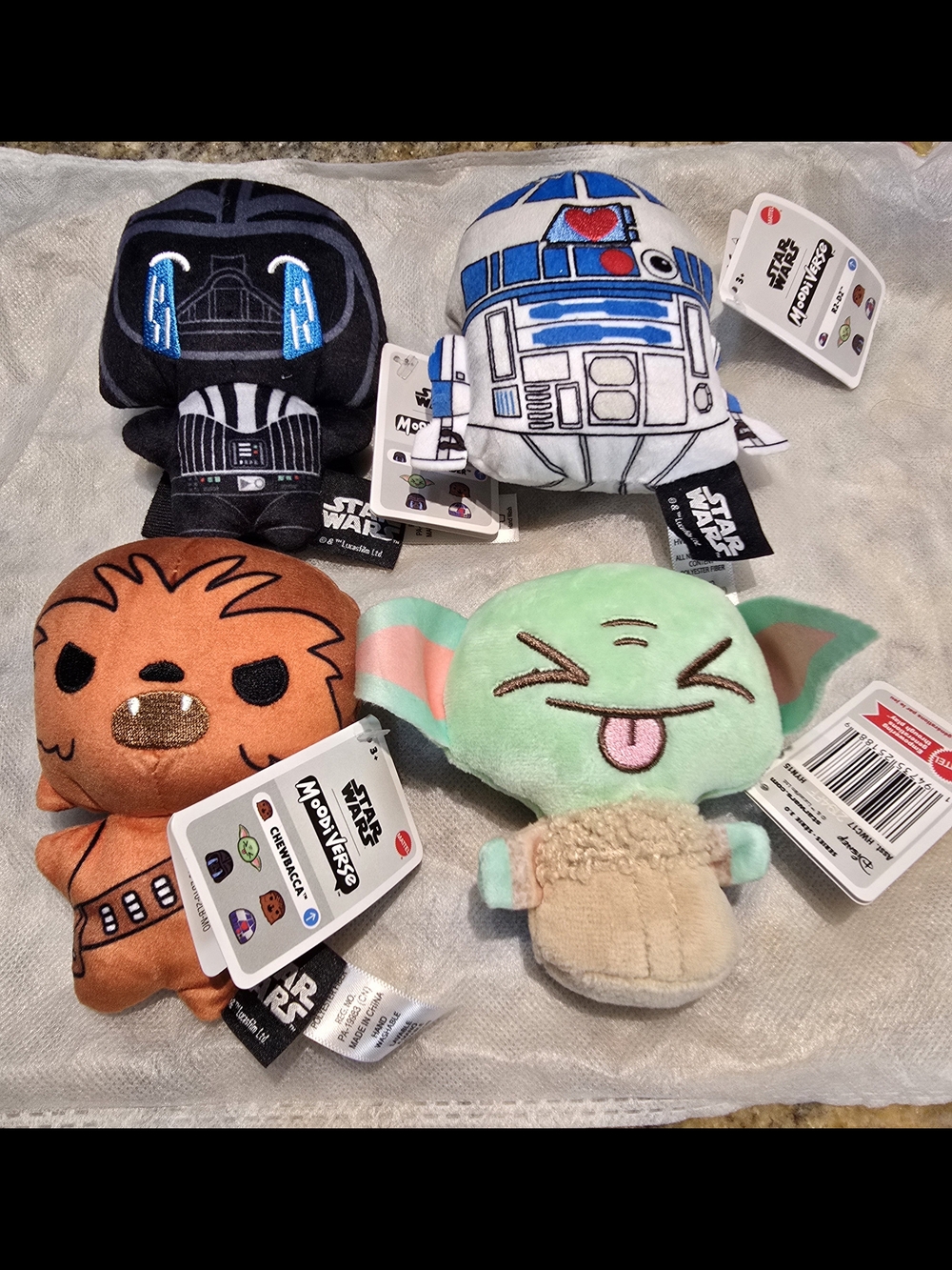 NWT Star Wars MojiVerso Plush Bundle of 4